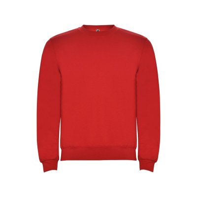 Свитшот с начесом Clasica унисекс, красный