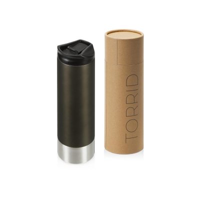 Герметичная термокружка c двойными стенками и медным слоем Torrid, 470 мл, темно-серый