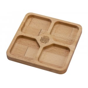 Менажница квадратная Snacks (гравировка) Менажница квадратная Snacks (гравировка)