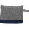 Косметичка двухцветная Trivium, серый/темно-синий
