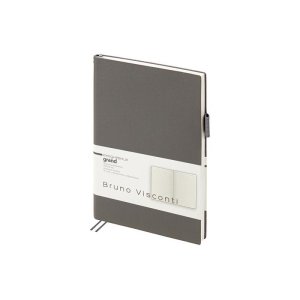 Ежедневник недатированный А5 Grand, темно-серый Ежедневник недатированный А5 Grand, темно-серый