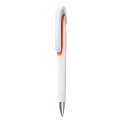 Ручка шариковая Fox (белая с красным)