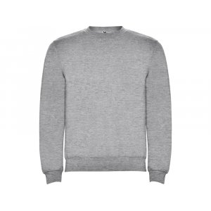 Свитшот с начесом Clasica унисекс, серый меланж Свитшот с начесом Clasica унисекс, серый меланж