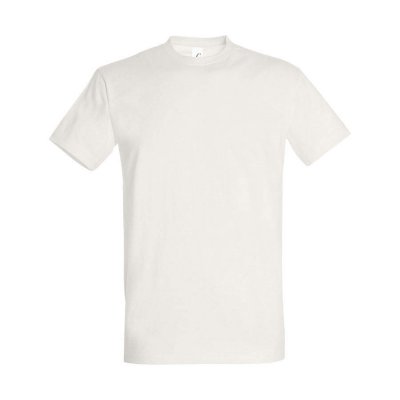 Футболка мужская IMPERIAL, молочный, 2XL, 100% хлопок, 190 г/м2