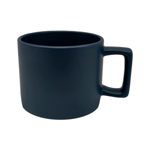 Кружка керамическая Geometry, тёмно-синяя