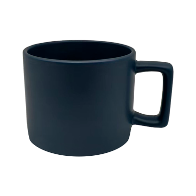 Кружка керамическая Geometry, тёмно-синяя