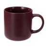 Кружка матовая Rita, 410мл, бургунди