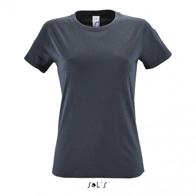Фуфайка (футболка) REGENT женская,Тёмно-серый/графит XL