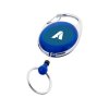 Брелок с ретрактором Demos, синий