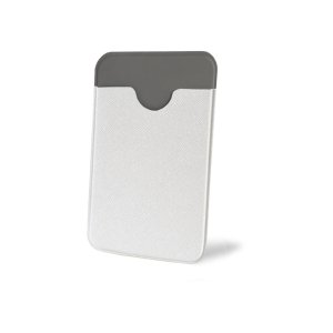 Чехол-картхолдер Favor на клеевой основе на телефон для пластиковых карт и и карт доступа, белый
