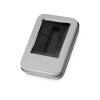 Коробка для флеш-карт с мини чипом Этан, серебристый