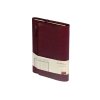 Ежедневник недатированный  А5- Dolce Vita  (бордовый)