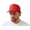 Бейсболка Mix 5-ти панельная 180 гр, красный