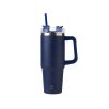 Термокружка KRANSTON с двойными стенками из переработанной нержавеющей стали, синий нейви