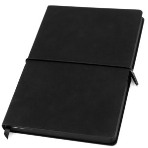 Ежедневник A5 недатированный Massimo в мягком переплёте, черный Ежедневник A5 недатированный Massimo в мягком переплёте, черный