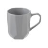 Кружка с гранями Amery, 310мл, серый матовый