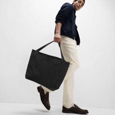 Шоппер-оверсайз Grossbag из переработанного хлопка 340 г, черный
