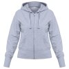 Толстовка женская Hooded Full Zip серый меланж Толстовка женская Hooded Full Zip серый меланж