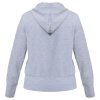 Толстовка женская Hooded Full Zip серый меланж
