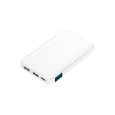 Внешний аккумулятор с подсветкой Ancor 5000 mAh, белый