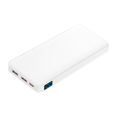 Внешний аккумулятор с подсветкой Ancor PD Plus 10000 mAh, белый