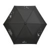 Зонт складной Filton, черный (с функцией Safety System)