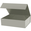 Подарочная коробка-трансформер большая, серая