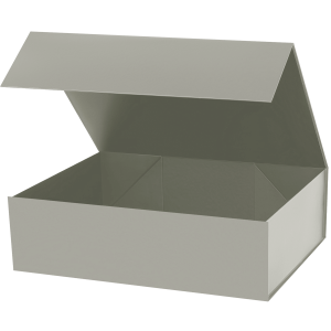 Подарочная коробка-трансформер большая, серая