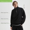Толстовка на молнии унисекс FLOW, черная, размер M/L