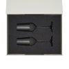 Подарочный набор 2 бокала для шампанского Black Edition в серой коробке
