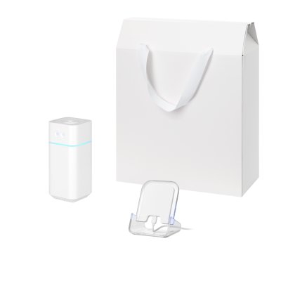 Подарочный набор Cloud NEO, Gloss NEO, белый (увлажнитель воздуха, зарядное устройство)