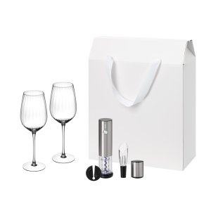 Подарочный набор Blanche, Vintaro (2 бокала + набор для вина)