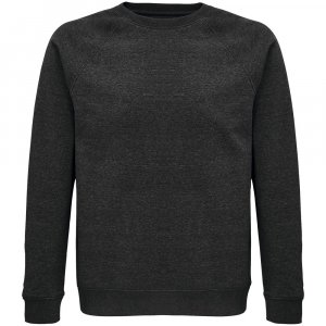 Свитшот унисекс Space, черный меланж Свитшот унисекс Space, черный меланж