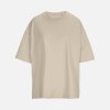 Футболка оверсайз женская Boxy Women, бежевая (льняная)