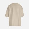 Футболка оверсайз женская Boxy Women, бежевая (льняная)