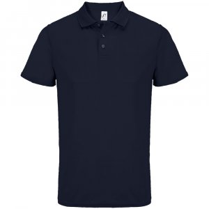 Рубашка поло унисекс Pitcher, кобальт (темно-синяя)