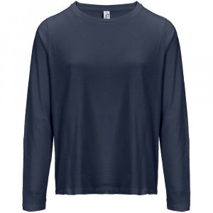 Футболка с длинным рукавом женская Monarch Women, темно-синяя (navy) Футболка с длинным рукавом женская Monarch Women, темно-синяя (navy)