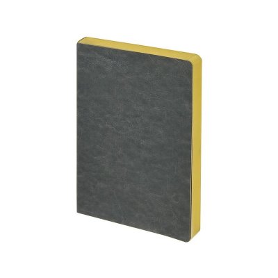Ежедневник недатированный А5 Megapolis Nebraska Flex, серый с золотым обрезом