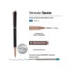 Ручка металлическая шариковая Venezia Classico, черный