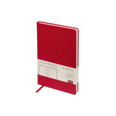 Ежедневник недатированный А5 Loft, красный