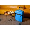 Чемодан складной Rollink Aura 55x40x20 см, 2 колеса, синий