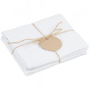 Набор кухонных полотенец Good Wipe, белый с белым Набор кухонных полотенец Good Wipe, белый с белым