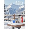 Термокружка Ashly To Go, серебристая/красная/синяя Термокружка Ashly To Go, серебристая/красная/синяя