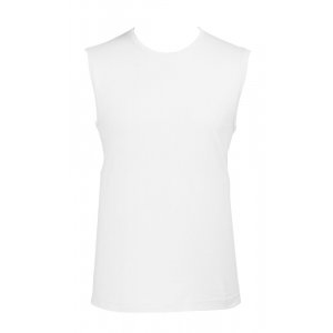 Футболка мужская без рукавов Jazzy 170, белая