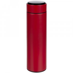 Смарт-бутылка с заменяемой батарейкой Long Therm, красная