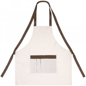 Фартук Settle In, светло-бежевый (молочный)