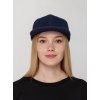 Бейсболка Snapback с прямым козырьком, темно-синяя