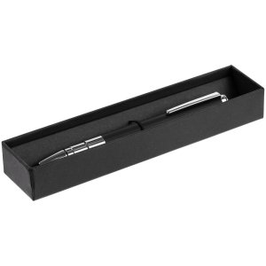 Ручка шариковая Kugel Chrome, черная Ручка шариковая Kugel Chrome, черная