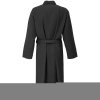 Халат вафельный Kimono, черный