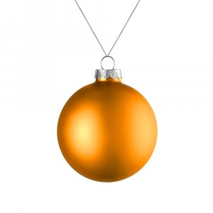 Елочный шар Finery Matt, 8 см, матовый оранжевый Елочный шар Finery Matt, 8 см, матовый оранжевый